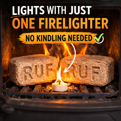 HeatBriqs Firewood Briquettes