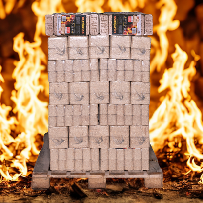 Full Pallet HeatBriqs Firewood Briquettes