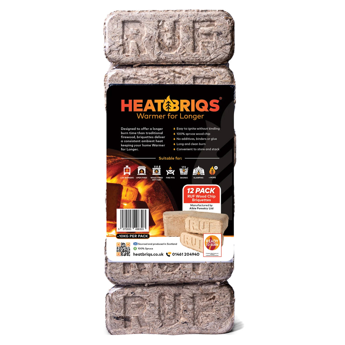 HeatBriqs Firewood Briquettes