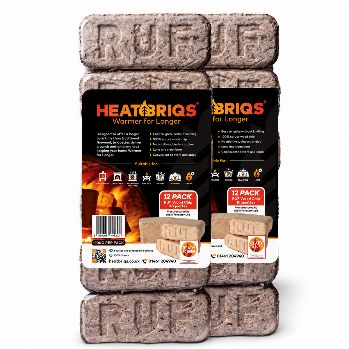 HeatBriqs Firewood Briquettes
